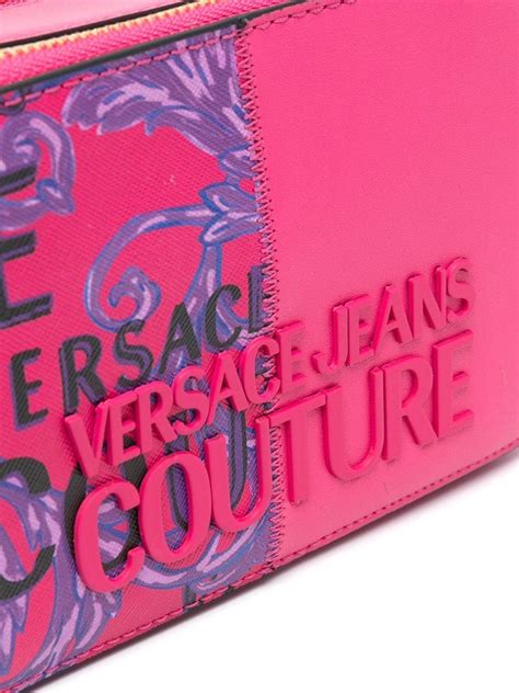 versace jeans couture tas roze|farfetch Versace Jeans.